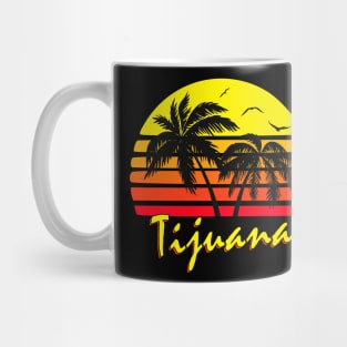 Tijuana Retro Sunset Mug